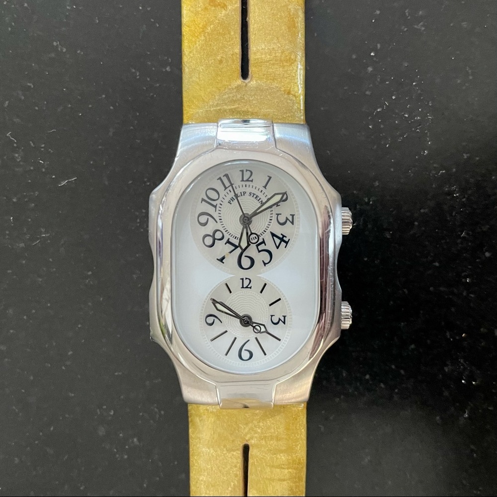 Philip Stein Teslar watch w/double wrap strap